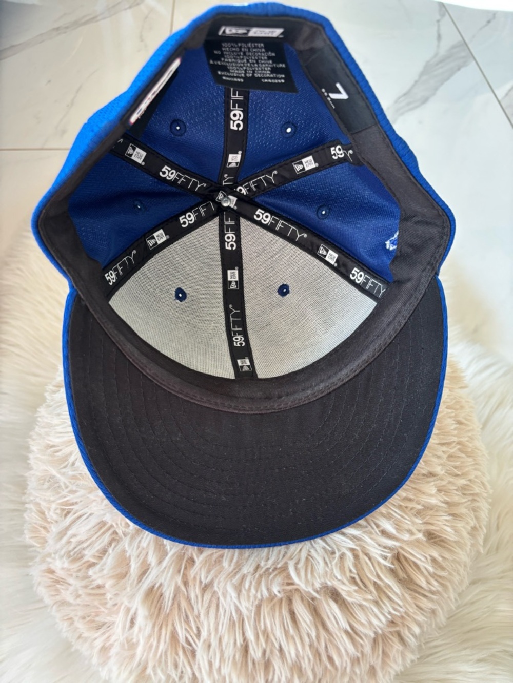 New Era Royal Blue Toronto Jays 59FIFTY Fitted Cap MLB - Picture 7 of 9